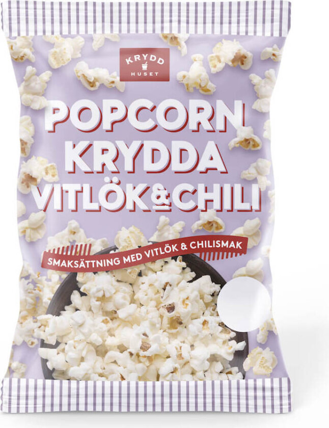 Popcornkrydda Chili & Vitlök 25g