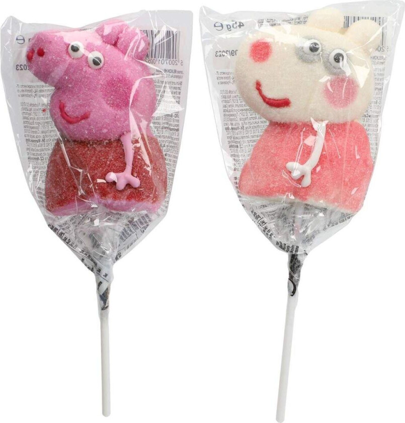 Peppa Pig Marshmallow Klubbor 45g (1st)
