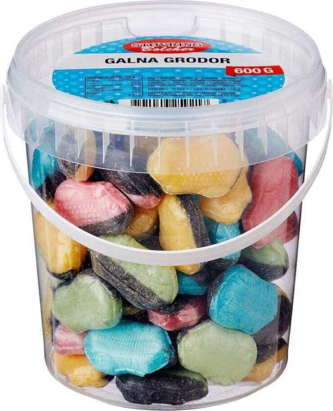 Karameller Galna Grodor 600g