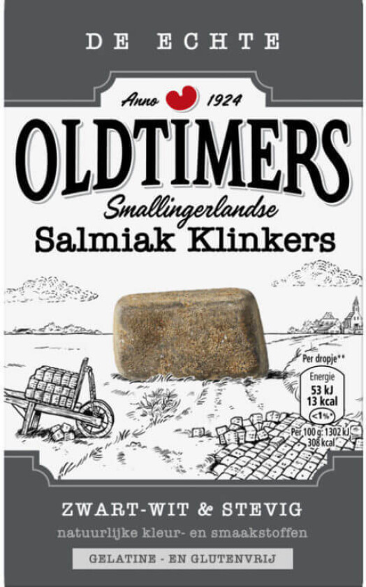 Oldtimers Salmiak Klinkers 185g
