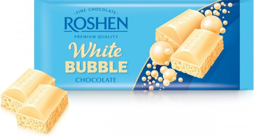 Bubble Chocolate White 80g
