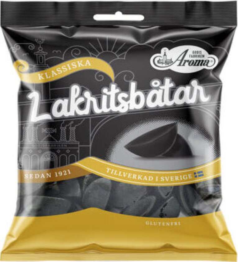 Aroma Lakritsbåtar 80g