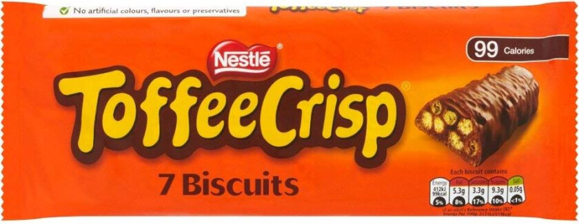 Nestle Toffee Crisp 7-pack 135g