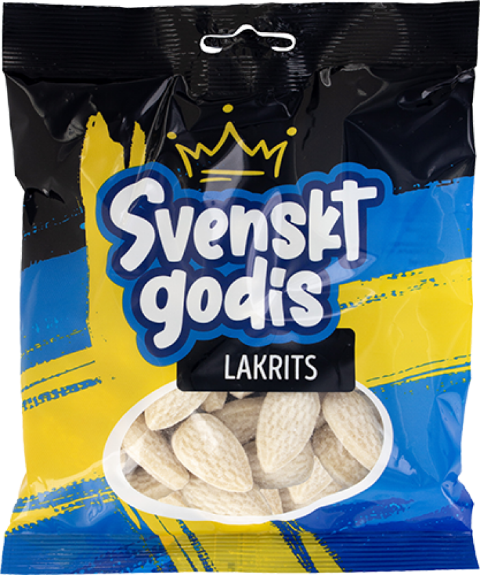 Svenskt Godis Lakrits Salta Mandlar 200g