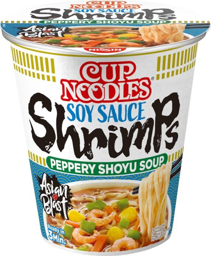 Bilde av Nissin Cup Noodles Soy Sauce Shrimp 63g