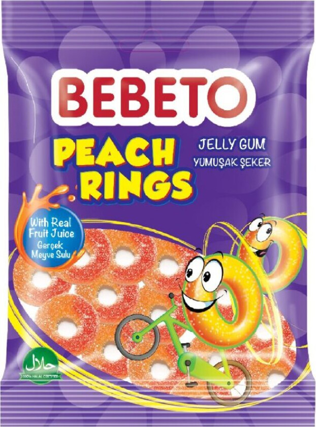 Peach Rings 80g