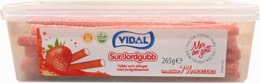Sura Jordgubbsstänger 265g