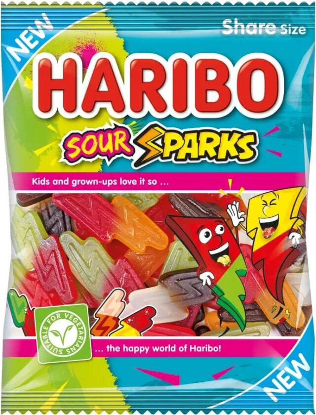 Haribo Sour Sparks 140g