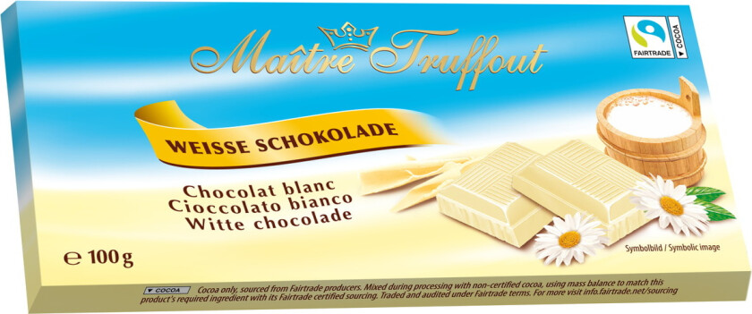 Maitre Truffout White Chocolate 100g