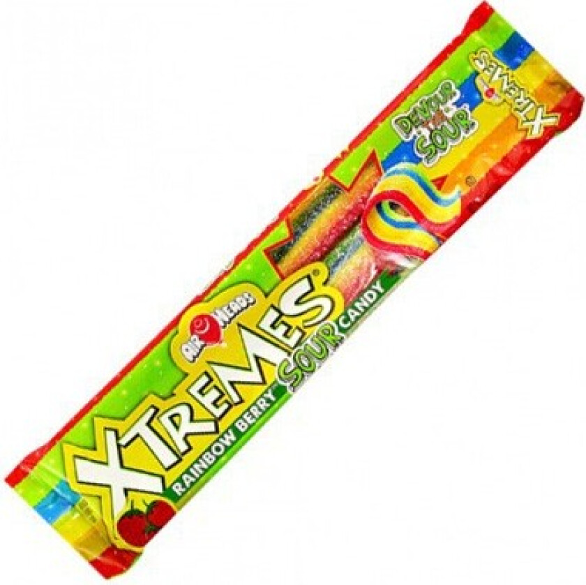 Xtremes Sour Belts Rainbow Berry 57g