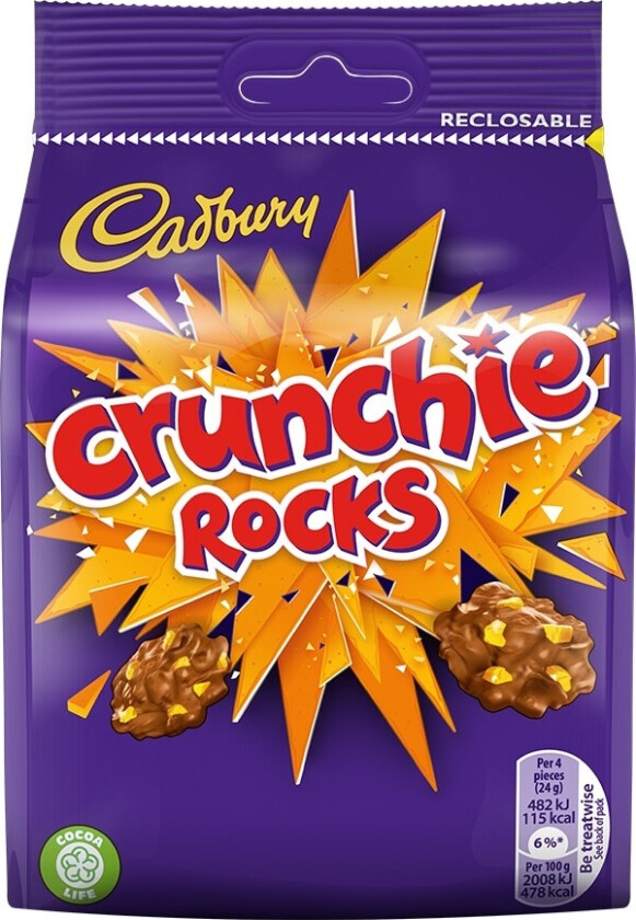 Crunchie Rocks Bag 110g(BF:2025-11-25)