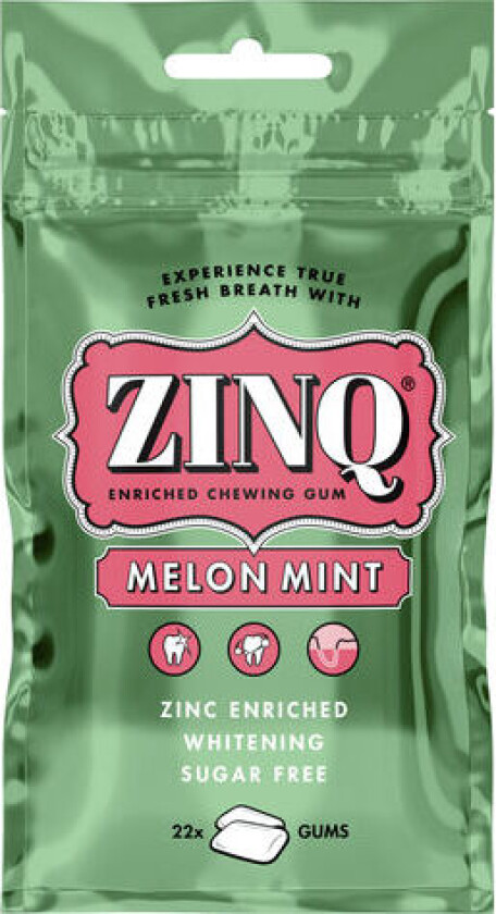 Bilde av ZINQ Tuggummi Melonmint 31,5g