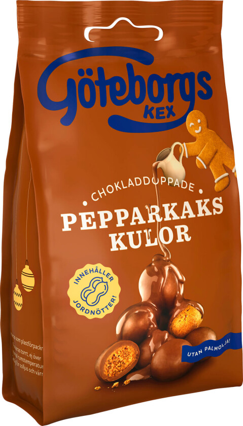Chokladdoppade Pepparkakskulor 120g