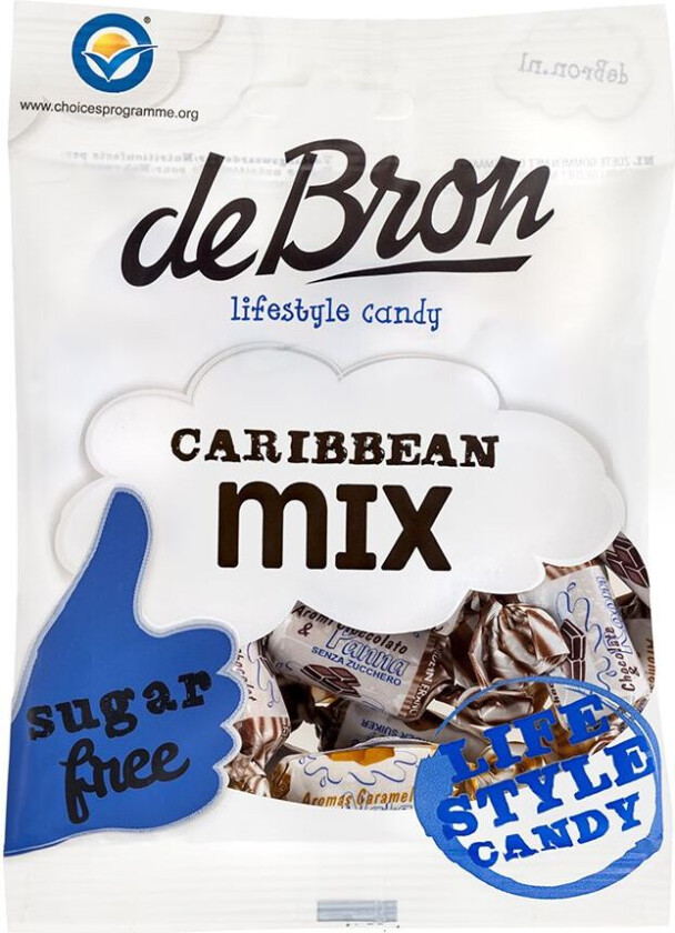 Caribbean Mix Sockerfri 90g
