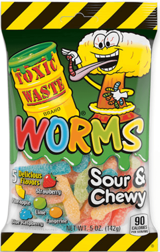 Sour Gummy Worms 142g