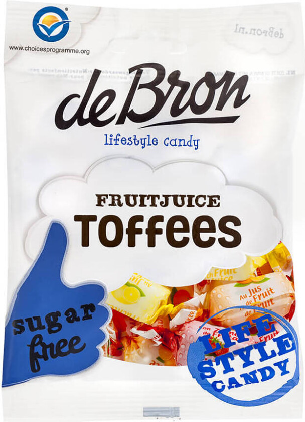 Sockerfri Gräddkola Frukt 90g