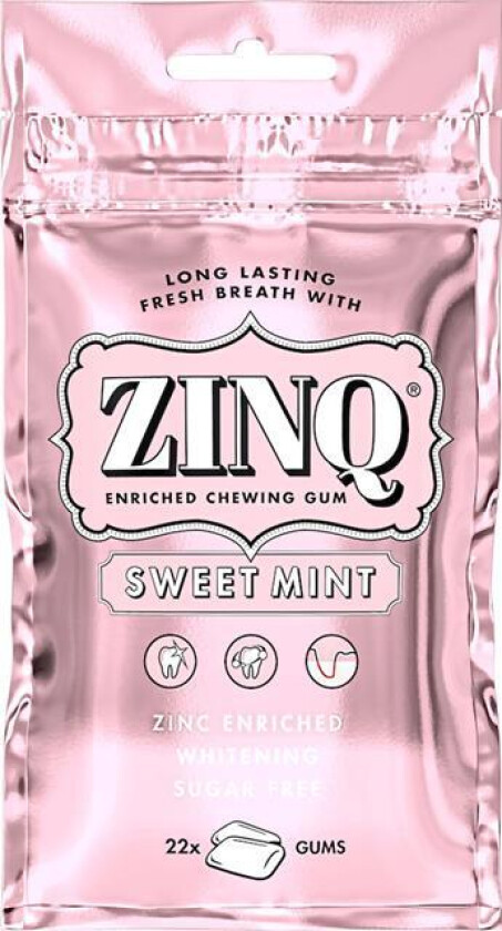 Bilde av ZINQ Tuggummi Sweet Mint 31,5g