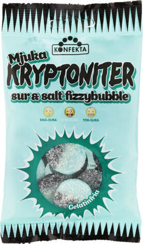 Kryptoniter Mjuka Fizzy 60g
