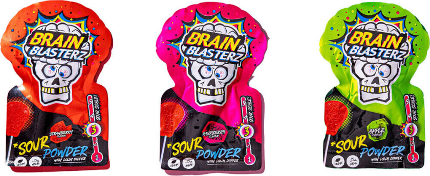 Sour Powder and Lollipop godis 10g