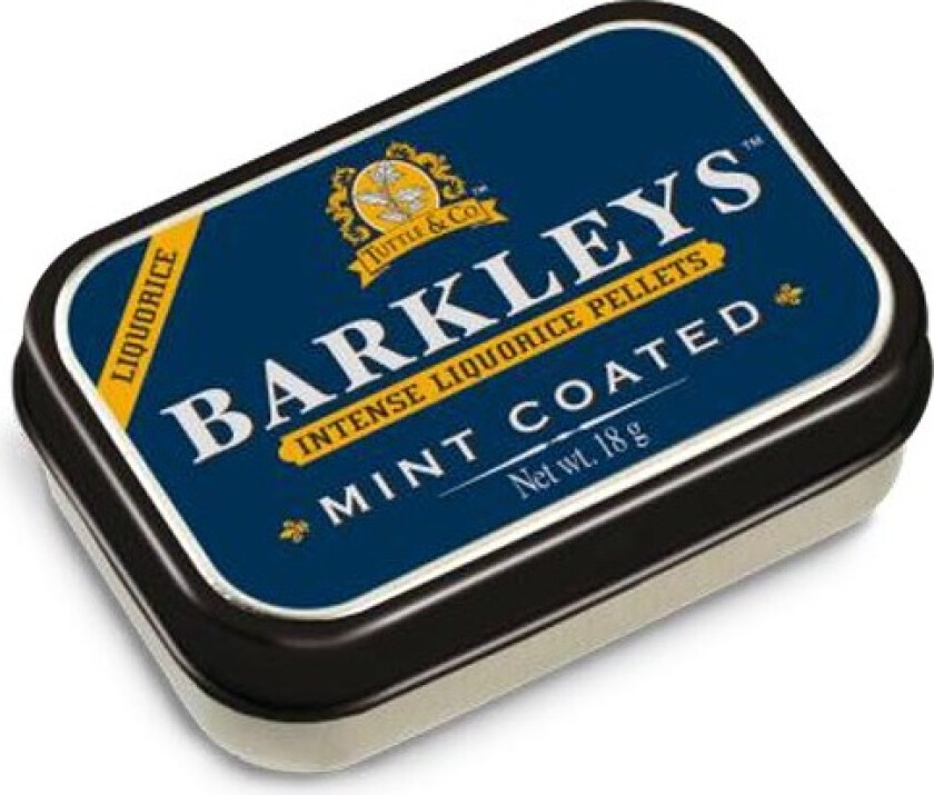 Barkleys Mint Coated Liquorice Pellets 18g