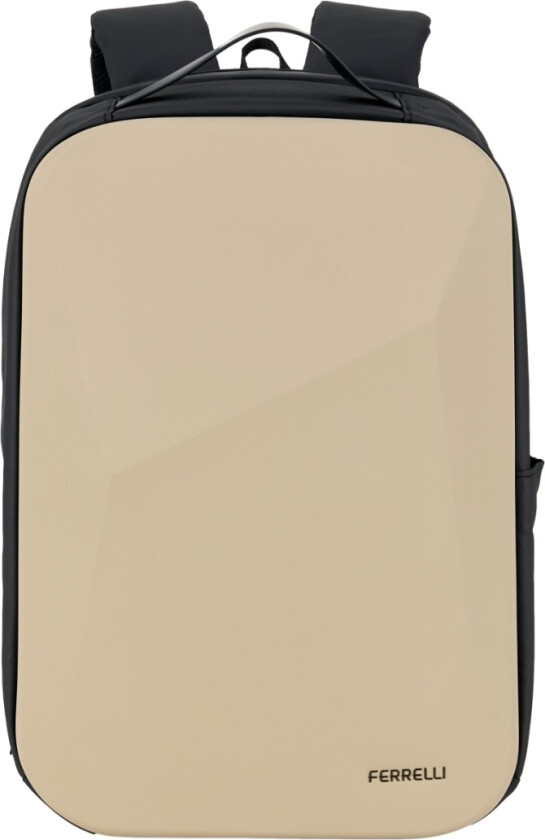 Hardshell-ryggsekk, beige