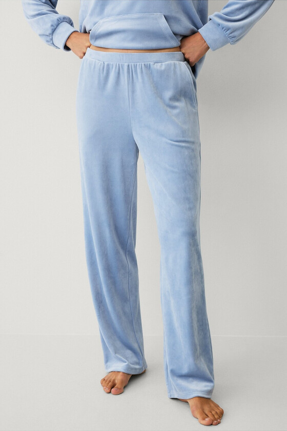 Bukser i velur - Blå