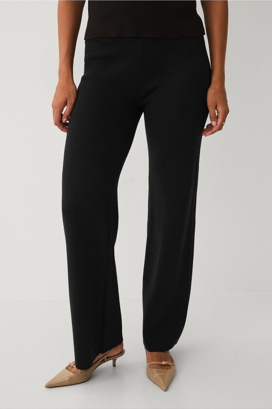 Brede buksebein - Svart