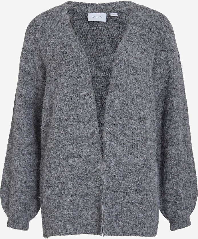 Kardigan viNynni Open L/S Knit - Grå