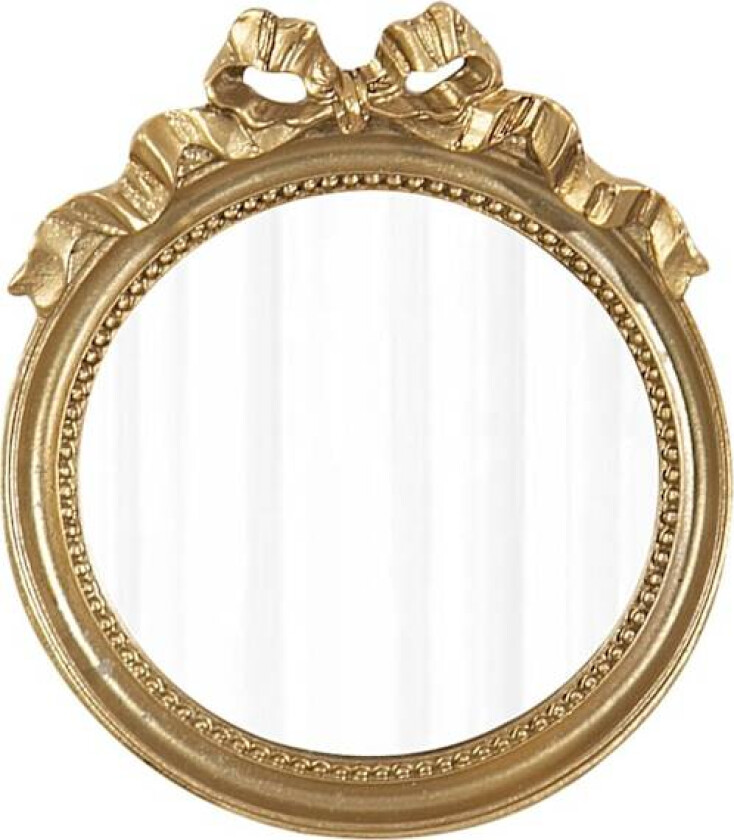 Europeisk Lite Sirkulært Speil Resin Vintage Kosmetisk Speil For Studenthybel Sminkespeil