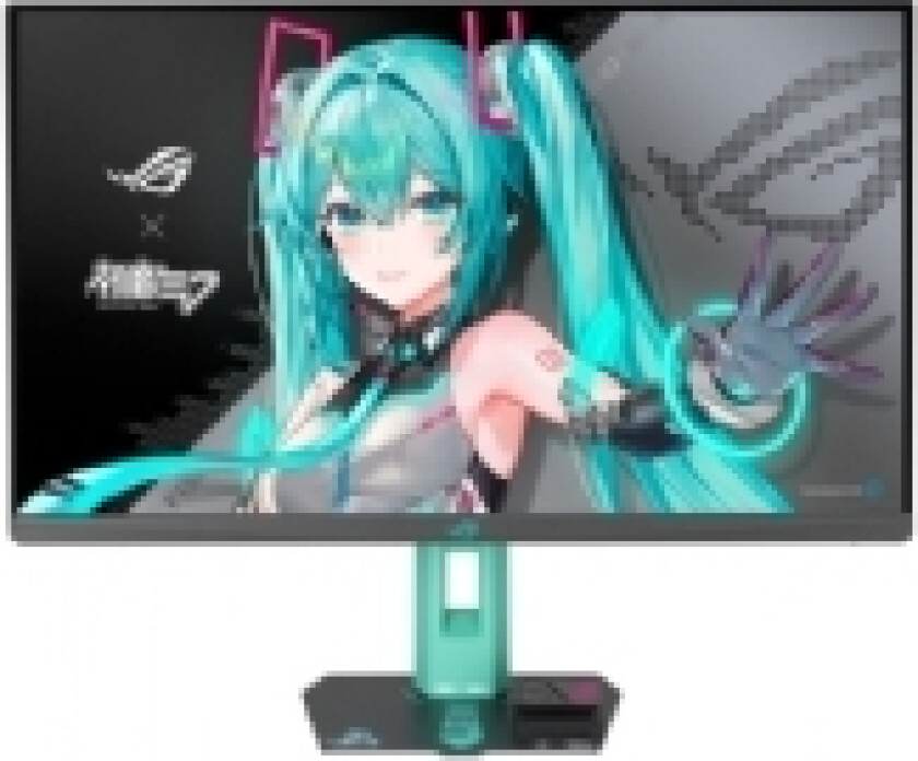 ROG Strix XG27ACMEG-G Hatsune Miku Edition, 68,6 cm (27), 2560 x 1440 piksler, Wide Quad HD, LCD, 1 ms, Flerfarvet