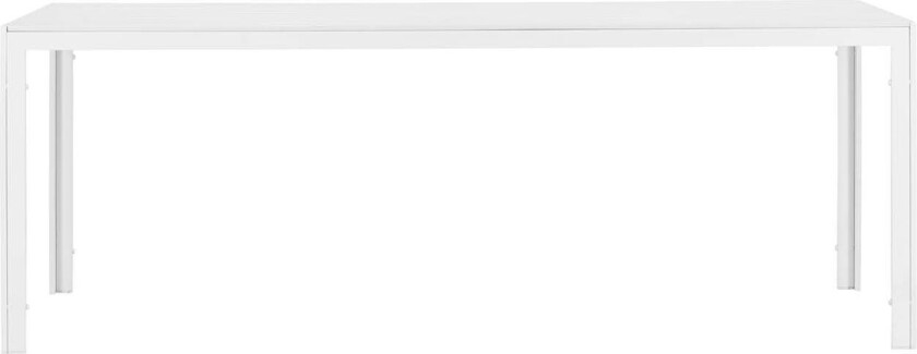 Break hagebord 90x205cm hvit.