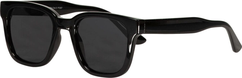 013 Polarized Shiny Black W Pol Smoke, solbriller, unisex Shiny Black/Smoke