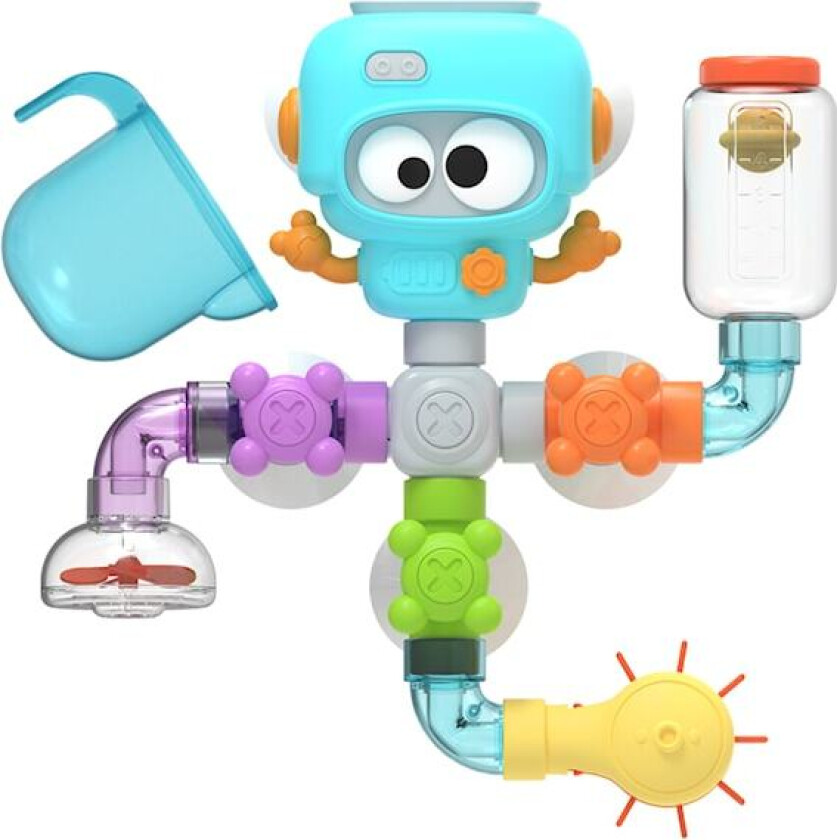 Tub Fun! Badelek, Flow & Fill, Robot, 20 deler