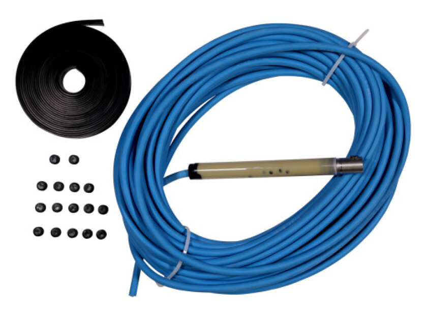 Ferdigstøpt dykkerkabel 4X1,4mm2 med kobling Inkl. buntebånd, 20 meter