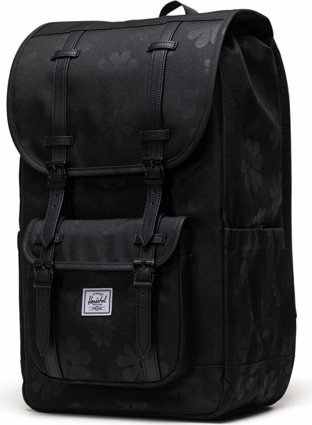 Little America Ryggsekk 30L Black Floral Sun