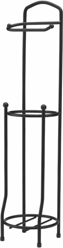 Viola Toalettpapirholder Gulvstående Svart