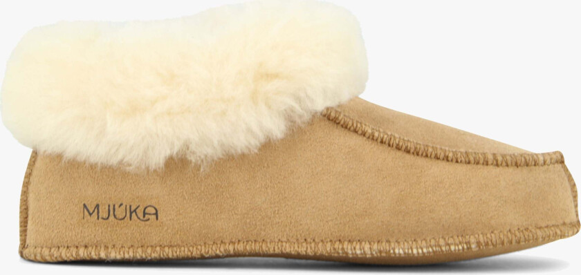 Geir Slippers, Chestnut, 35 - Innesko & Tøfler - Semsket skinn,Ull