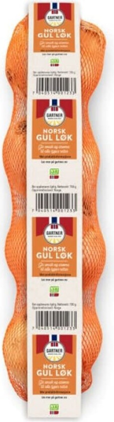 Løk Gul 4stk 700g Strømpe