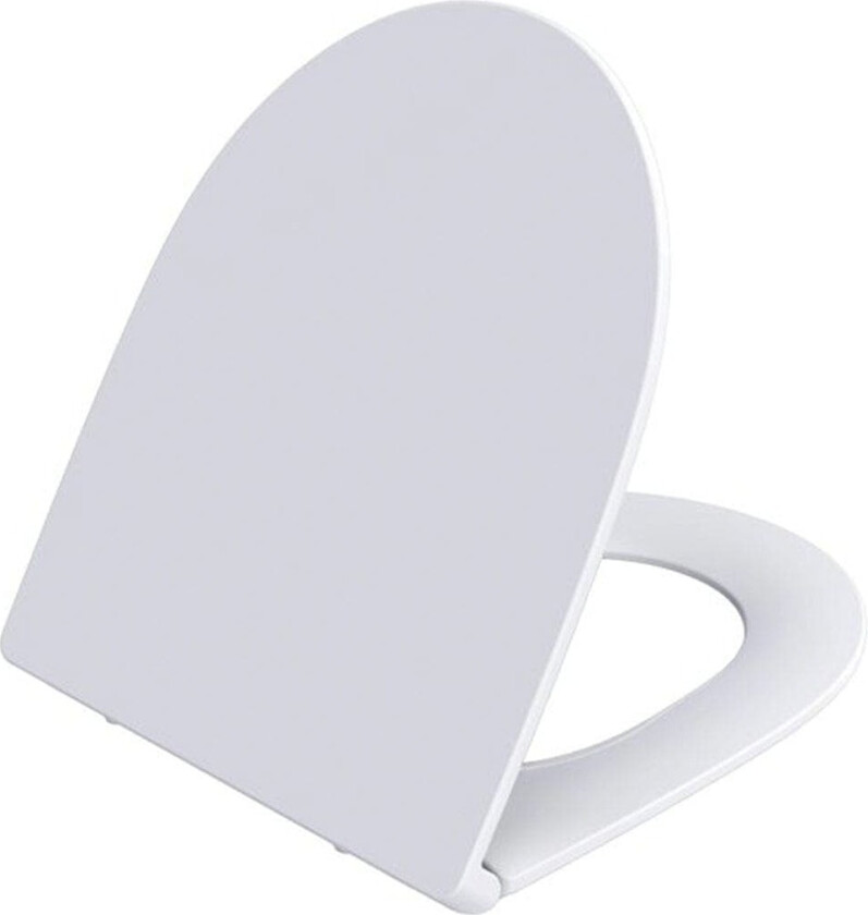 Bilde av Edge Slim Toalettsete - Universalsete Hvit Matt
