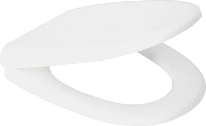 Toalettsete Universal i Hvit Plast Hvit