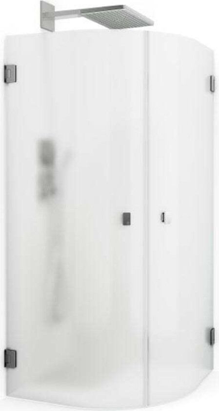 Grace Dusjhjørne Rund Krom / 80x80cm Briljant ice