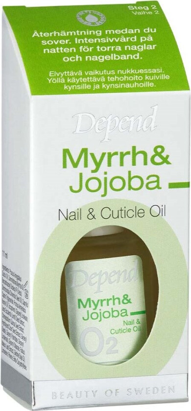 O2 Nail Care Myrra & Jojoba Nail & Cuticle Oil 11 ml