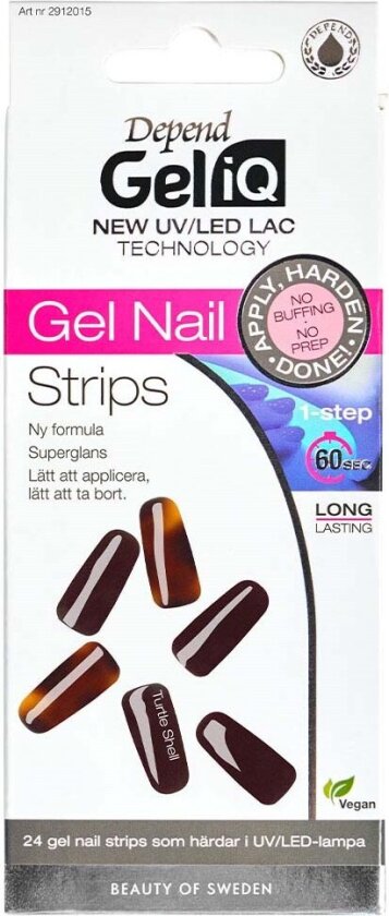 Gel iQ Gel Nail Strips Turtle Shell