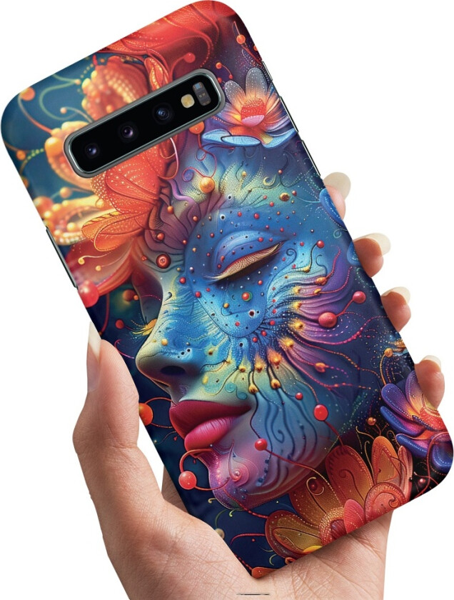 Samsung Galaxy S10 - Deksel/Mobildeksel Psychedelic