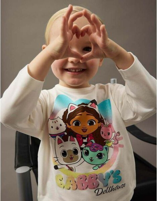 Name It Nmfnulla Gabby genser til småbarn, Cloud Dancer