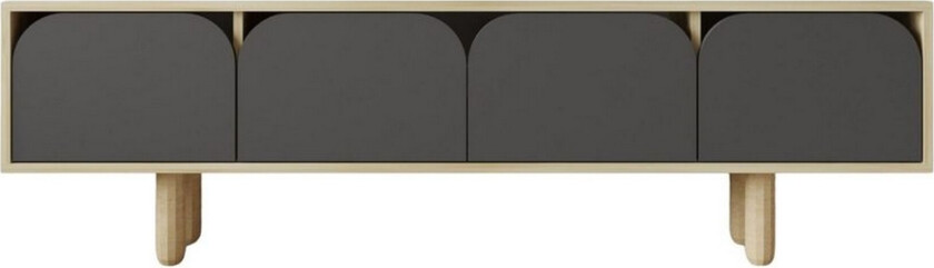 Arvo TV-benk 180x30 cm - Brun/Antrasitt