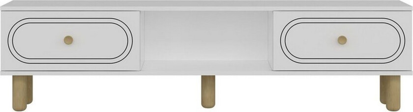 Bohem TV-benk 150x83 cm - Hvit