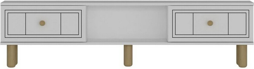 Bohem TV-benk 150x30 cm - Hvit