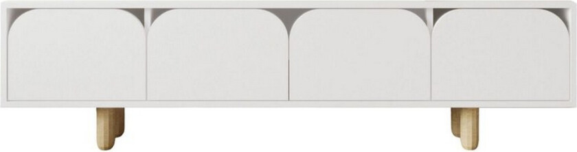 Arvo TV-benk 180x30 cm - Hvit