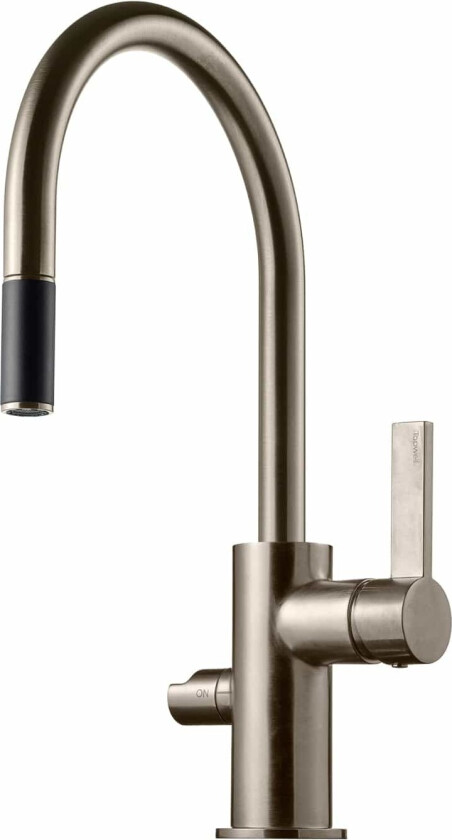 Arm385 Kjøkkenarmatur med Uttrekkbar tut og Avstengning Brushed Nickel
